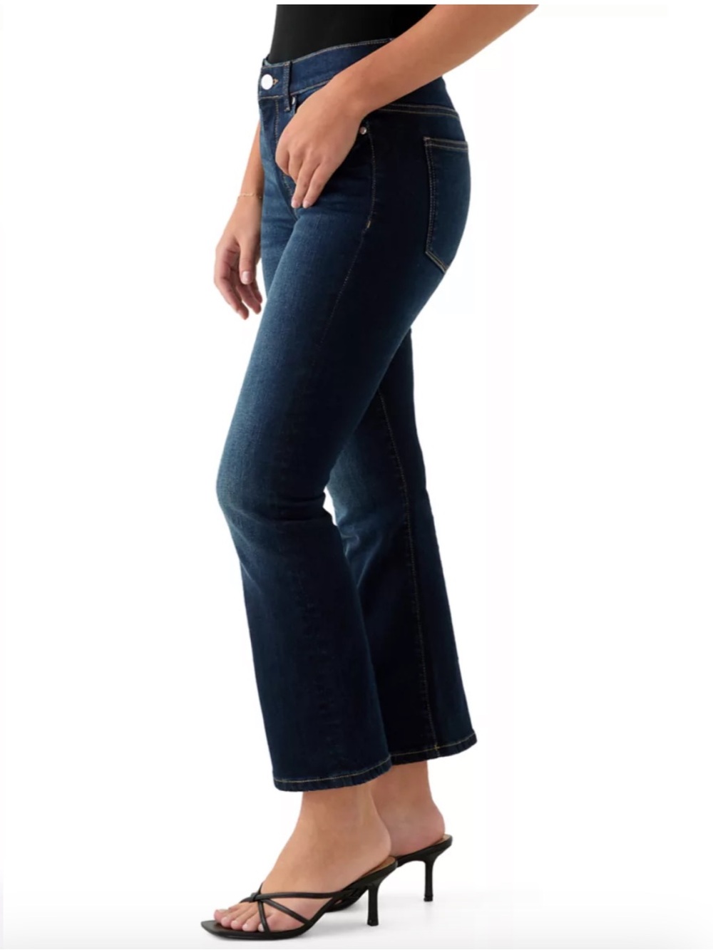 NEW Jason Wu Bardot High-Rise Cropped Flare Kick Boot Cut Jeans